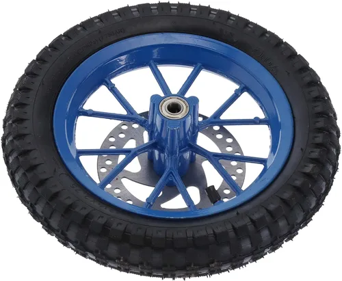 Vista 11 de Llanta para mini picadora de neumáticos de 12.5, rueda delantera y neumáticos, rueda delantera de goma de 12.5 x 2.75 pulgadas, pernos de piñón