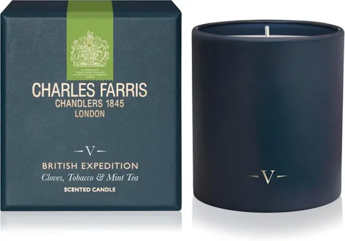 Vista 13 de Charles Farris Vela perfumada de lujo, 1 mecha, vertida a mano, de larga duración, combustión limpia, 7.5 onzas, quema hasta 50 horas, fabricada