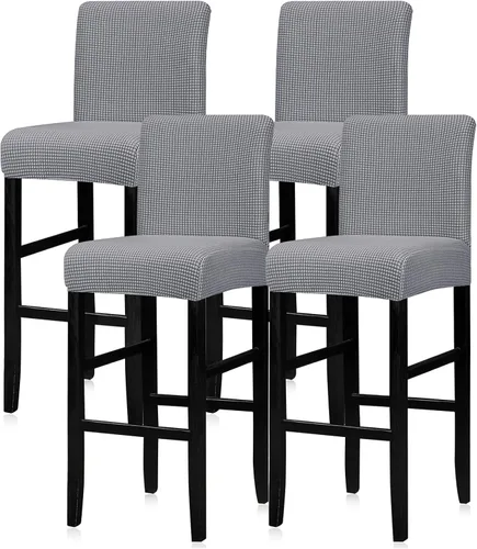 Vista 67 de Lellen - Fundas para taburete de bar de jacquard, fundas para silla de taburete de bar, fundas para silla de bar, fundas para taburete de bar