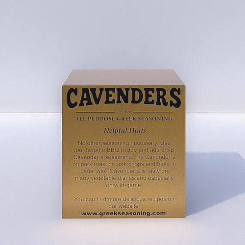 Vista 2 de Cavender's Condimento griego multiusos – 8 onzas (paquete de 4) y caja exclusiva de Cavender's Recipe 4 paquetes!