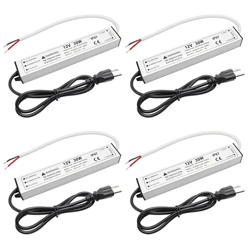 Vista 26 de Fuente de alimentación LED de 30 W y 12 voltios, controlador LED IP67 impermeable, convertidor de CA de 110 V a 12 V CC, transformador LED de salida