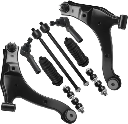 Vista 761 de Detroit Axle - Kit de suspensión delantera de 10 piezas para Hyundai Accent 2006-2011, 2 brazos de control inferiores, 4 barras de acoplamiento