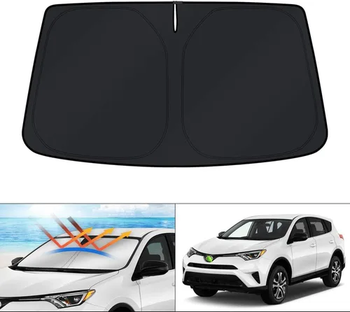 Vista 84 de KUST Parasol para parabrisas para BMW X1 F48 2016, 2017, 2018, 2019, 2020, 2021, 2022, accesorios de ajuste personalizado, parasol plegable