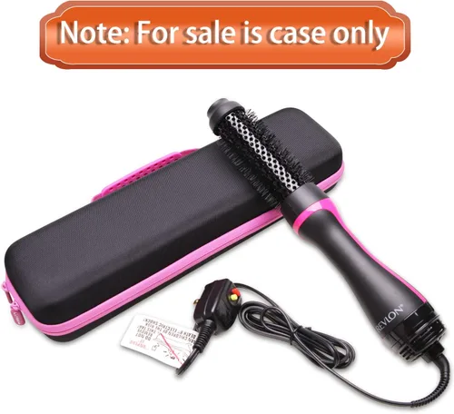 Vista 8 de LTGEM - Funda rígida de EVA para Revlon One Step Root Booster Round Brush Dryer y Hair Styler - Bolsa protectora de viaje para almacenamiento