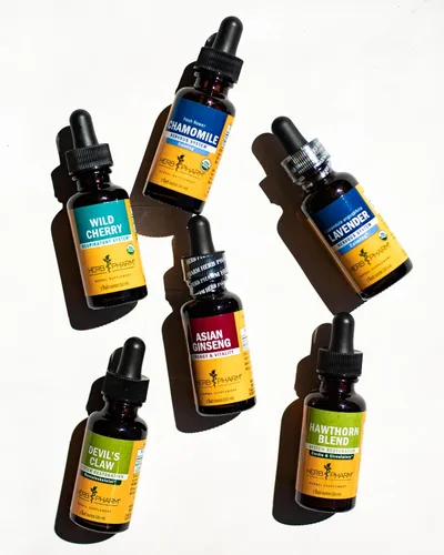 Vista 8 de Herb Pharm Extracto líquido de corteza de cereza silvestre orgánico certificado para apoyo respiratorio - 1 onza (DWCHER01)