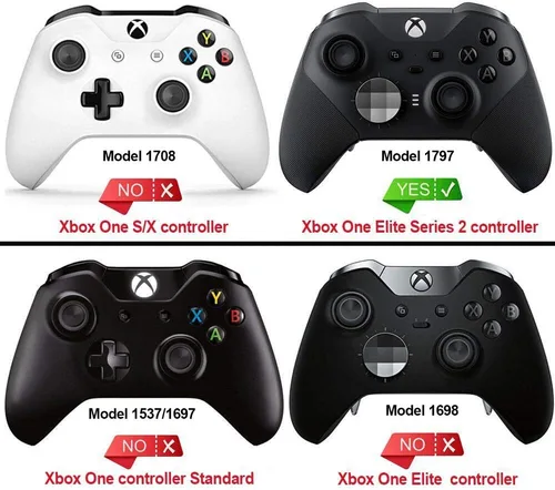 Vista 2 de eXtremeRate Botones de repuesto cromados dorados para Xbox One Elite Series 2 parachoques LB RB LT RT Gatillos ABXY Start Back Sync teclas de perfil
