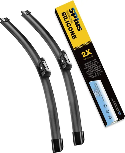 Vista 13 de 5 PLUS® Paquete de 2 limpiaparabrisas de silicona de 22 pulgadas, repuesto para Ford F Series 2020-2012 Expedition 20-08, Chevy Silverado GMC Sierra