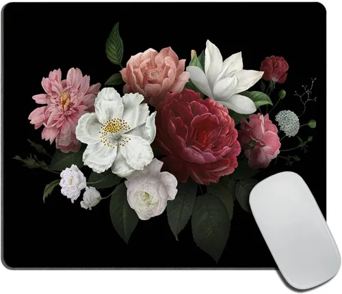 Vista 13 de Alfombrilla de mouse rectangular de goma antideslizante para juegos, oficina, laptop, computadora, hombres, mujeres, niños, bonito