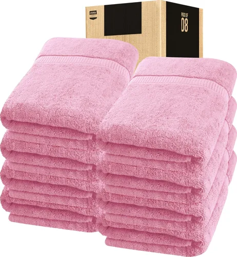 Vista 11 de Utopia Towels - Toalla de baño gigante, 2 unidades, 17.69 oz/yd2 (600 gsm), 100% algodón hilado en anillo, altamente absorbentes y de secado rápido
