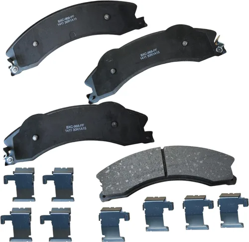 Vista 56 de Pastillas de freno traseras cerámicas Bendix Premium SBC1100 para Nissan Frontier 2024-2005, Xterra 2015-2005, Suzuki Equator 2012-2009
