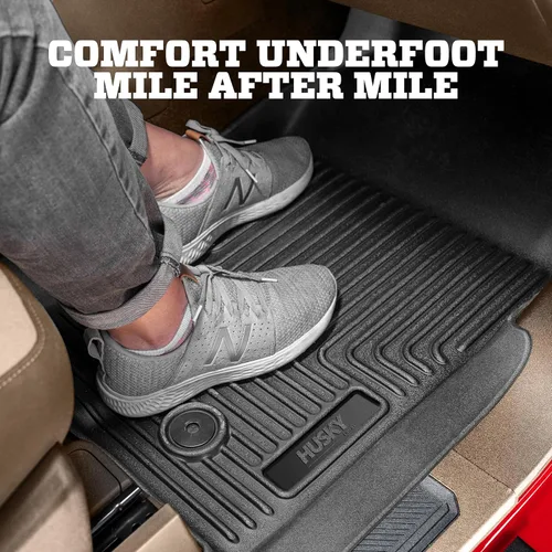 Vista 7 de Husky Liners Revestimiento para piso de asiento delantero y trasero, se adapta a 13-16 Fusion Energi/Titanium