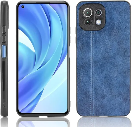 Vista 21 de Funda para Vivo iQOO Z1x 5G, funda para Vivo iQOO Z1x 5G Funda de piel sintética con funda 3 en 1, color azul