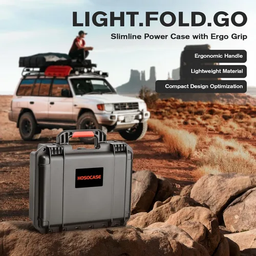 Vista 3 de Estuche para NOCO Boost GB40 GB20 – Caja de almacenamiento rígida impermeable para arrancador de batería UltraSafe de 1000A Accesorios de carga