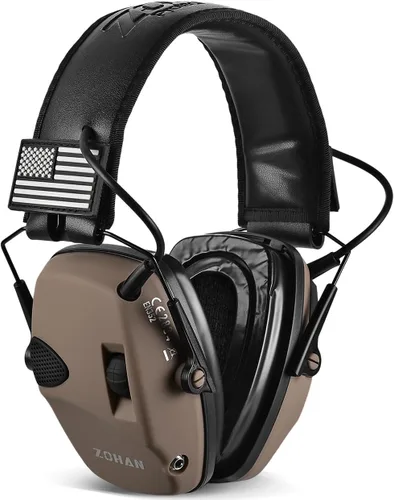 Vista 15 de ZOHAN Electronic Shooting Earmuffs, Hearing Protection Shooters, NRR 23dB Noise Reduction Gun Range Ear Protection Headphones