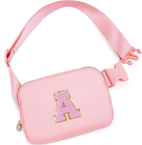 Vista 81 de Bolsa de cinturón para niñas y mujeres, bolsas cruzadas, riñonera, riñonera personalizada, Negro, Small
