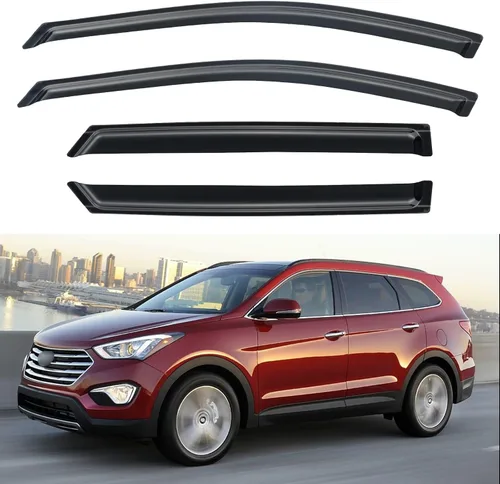 Vista 250 de Viseras de Ventana Protectores de Lluvia para Toyota Corolla 2009-2013, Deflectores de Viento de Ventilación de Ventana de Canal Externo Viseras