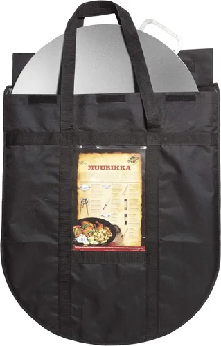 Vista 5 de Muurikka Parrilla de 18.9 in para barbacoa, camping, gas, fuego abierto con bolsa de cubierta