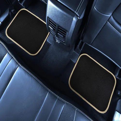 Vista 5 de FH Group Tapetes para automóvil, tapetes para automóvil, ajuste universal, tapetes de automóvil multiusos, protector de alfombra para la mayoría