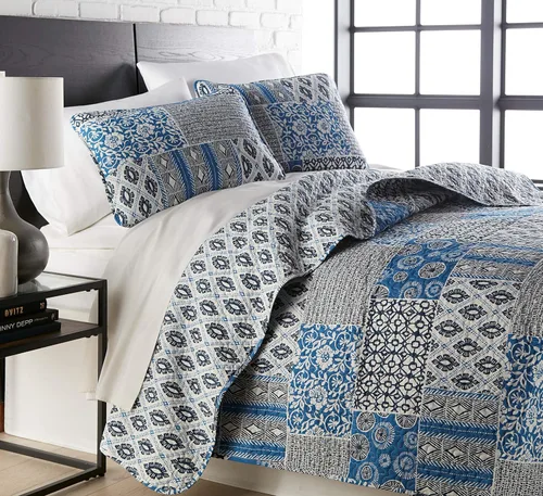 Vista 18 de Southshore Fine Living, Inc. - Juego de ropa de cama de gran tamaño, edredón de tamaño extra grande con fundas de almohada a juego