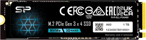 Vista 7 de Silicon Power 2TB NVMe M.2 PCIe Gen3x4 2280 SSD unidad de estado sólido (SP002TBP34A60M28)