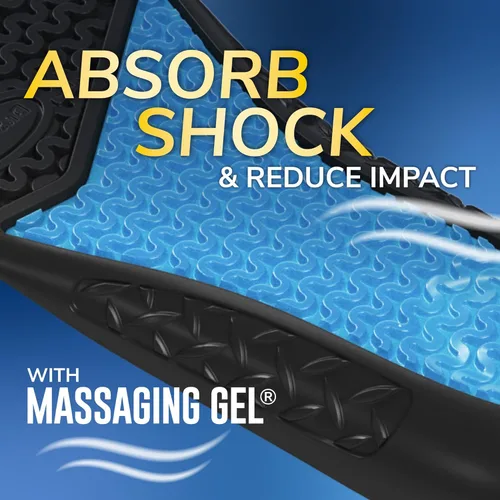 Vista 5 de Dr. Scholl's Plantillas Work All Day Superior Comfort (con) gel de masaje, hombres, 1 par, recortar a medida