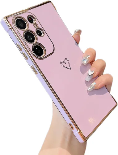 Vista 114 de ZTOFERA Funda diseñada para Google Pixel 7a, bonito diseño de corazones de amor con borde chapado y protección de lente de cámara, para Google Pixel