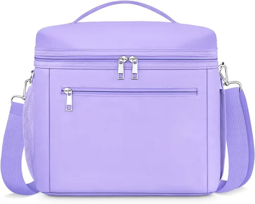 Vista 10 de DALINDA Insulated Lunch Bag Lunch Box for Women Men,Leak-Proof Cooler Bag Lunchbox Lightweight for Work Picnic,Study,Beach,Camping,Travel