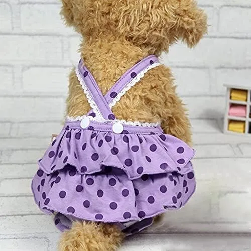 Vista 7 de Divertido disfraz para perro - Bikini para perro - Trajes de baño para perros pequeños - Trajes de baño para perros - Traje de baño para perros