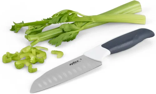 Vista 9 de Zyliss E920209 - Cuchillo para tallar cómodo, 7.3 in/7,25 pulgadas, acero inoxidable japonés, negro/blanco, cuchillo de cocina/cuchillo de carne