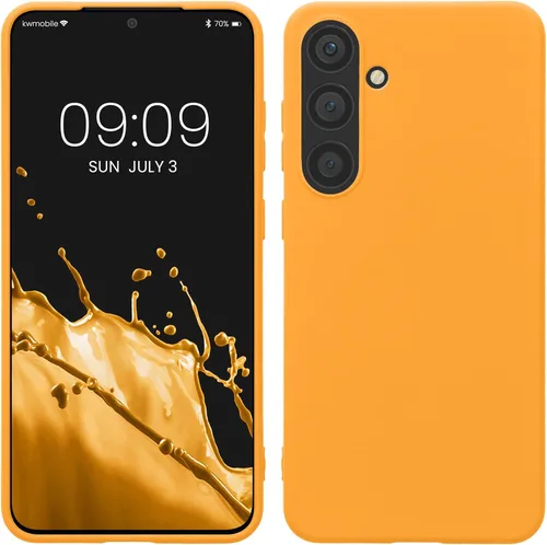 Vista 128 de kwmobile Funda compatible con Samsung Galaxy S23 - Funda protectora de silicona TPU suave y delgada - Piedra antigua