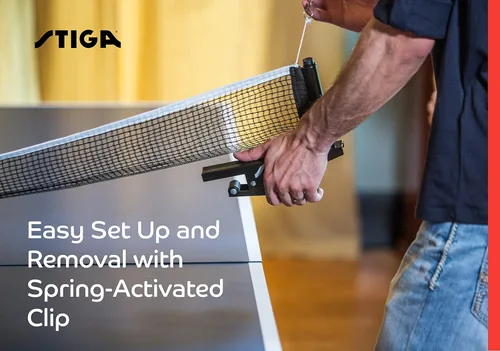 Vista 7 de STIGA Performance - Juego de 4 palas de ping pong para 4 jugadores, raquetas de tenis de mesa, 6 – 3 estrellas bolas naranjas y blancas