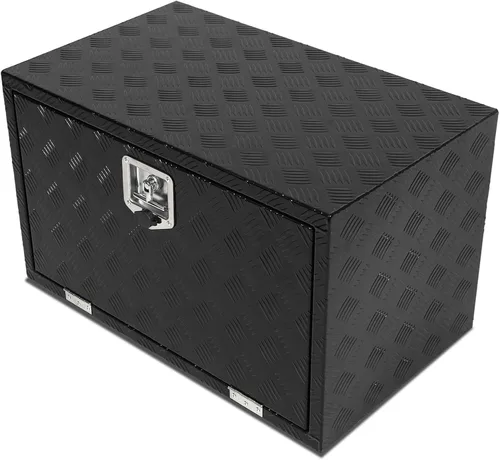 Vista 9 de Caja de herramientas de aluminio para camión de 30 pulgadas, caja de herramientas para camión, debajo de la cama, remolque, caja impermeable