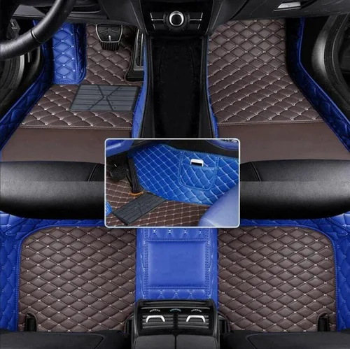 Vista 41 de Alfombrillas de Piso Automotrices de Cuero Completo de Ajuste Personalizado - Mejora el Interior de tu Automóvil con Forros de Piso Específicos