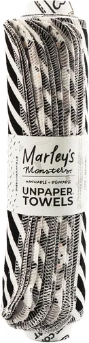 Vista 30 de Marley's Monsters Toallas sin papel - Rollo de 12 unidades, Toallas de papel reutilizables sin papel, de algodón, libres de árboles (Crepúsculo)