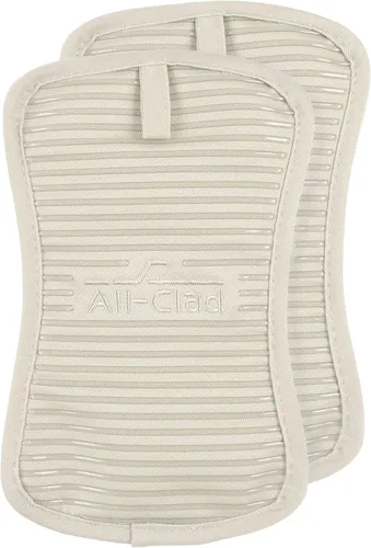 Vista 14 de All-Clad Soporte para ollas y almohadilla caliente: resistente al calor hasta 500 grados, 100% algodón, almohadilla caliente de 10 x 6.25 pulgadas