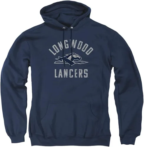 Vista 171 de LOGOVISION Colección oficial de sudaderas con capucha para adultos con logotipo desgastado grande universitario