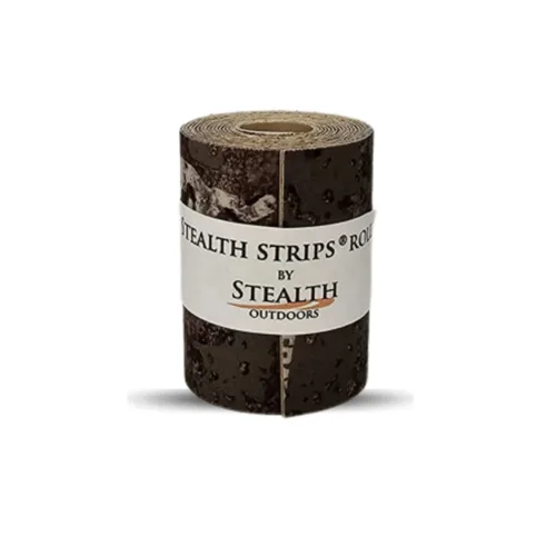 Vista 22 de Stealth Strips Cinta Silenciadora Conceal Camo Tela Silenciadora Autoadhesiva Ideal para Silenciar Todo tu Equipo de Caza Metálico y Accesorios