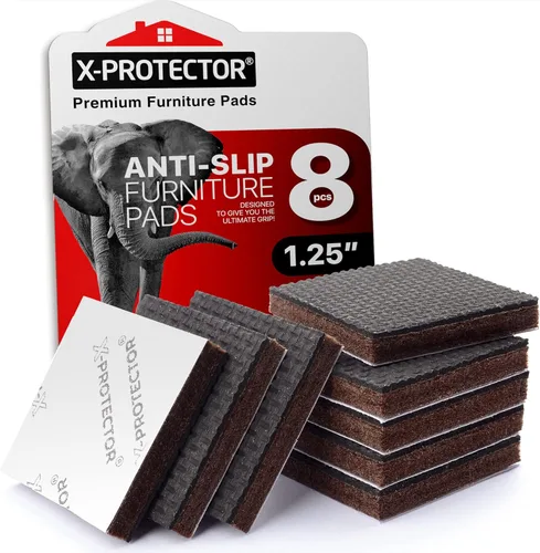 Vista 14 de X-Protector Protectores de suelo de silicona para patas de silla con almohadillas antideslizantes para muebles, 32 piezas de 1.3 a 2 pulgadas