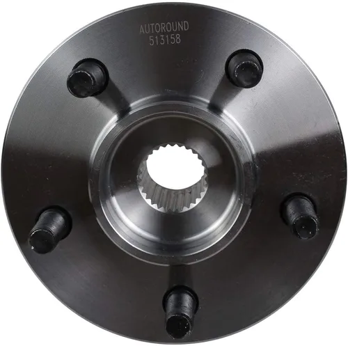 Vista 6 de Autoround 513158 Buje de rueda delantera y conjunto de rodamiento para Jeep Wrangler 1999-2006, Cherokee 1999-2001, TJ 2000-2006, 5 lengüetas