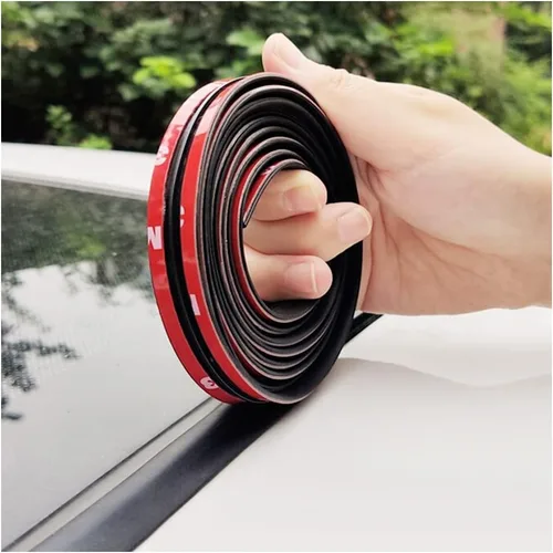 Vista 8 de Cubierta de Sello de Goma Recortable para Techo Solar de Automóvil en T de 16.4 pies/5M, A Prueba de Polvo y Burlete Resistente a la Intemperie