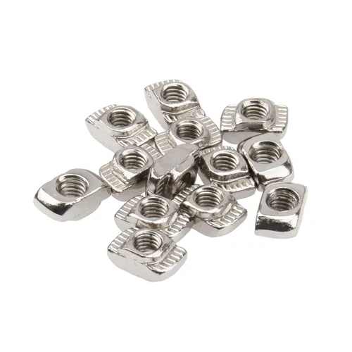 Vista 3 de Kit de surtido de 180 piezas de tuercas en T y tornillos M5, tuerca de ranura en T de cabeza de martillo para perfil de aluminio estándar europeo