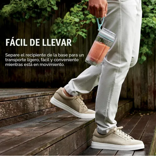 Vista 9 de Ninja Blast Max, Licuadora portátil + Twist & Go, licuadora personal Ninja, para batidos, mezclar, triturar hielo, 3 programas, sin cable