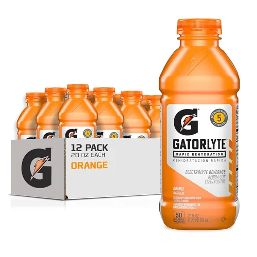 Vista 3 de Gatorlyte - Bebida de electrolitos de rehidratación rápida, cereza y lima, mezcla especializada de 5 electrolitos, azúcar inferior, sin edulcorantes