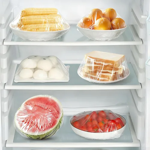 Vista 6 de Homelove 50 piezas de cubiertas de tazón para fermentación de pan - Envoltura de plástico para pan de masa madre, horneado de pan, elástica