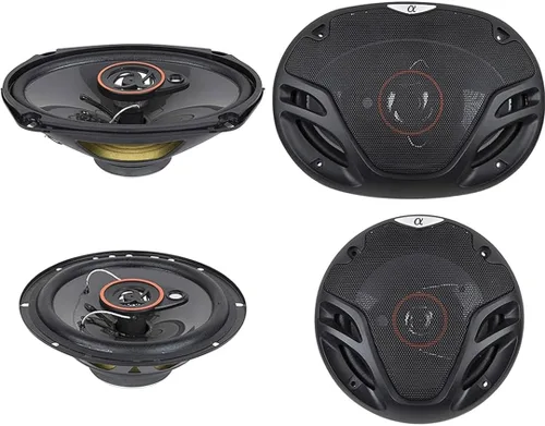 Vista 10 de Alphasonik ASW12D Serie AS 12" 1200 vatios máx. / 400 vatios RMS Subwoofer para auto de 4 ohmios dual con cesta de acero estampado y imán