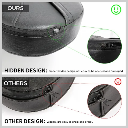 Vista 2 de Conductor/Rider Respaldo Road King Front Driver Rider Backrest Pad Para Harley Touring CVO Street Glide Road Glide Electra Glide 2009 Later