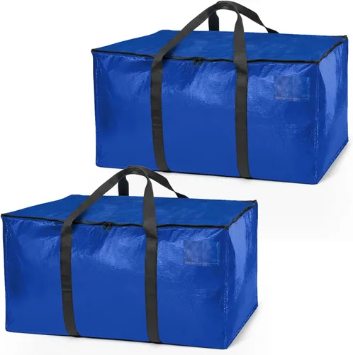 Vista 7 de ClearSpace Bolsas de mudanza resistentes o bolsas de almacenamiento – Contenedores de almacenamiento transparentes con tapas, cajas de mudanza