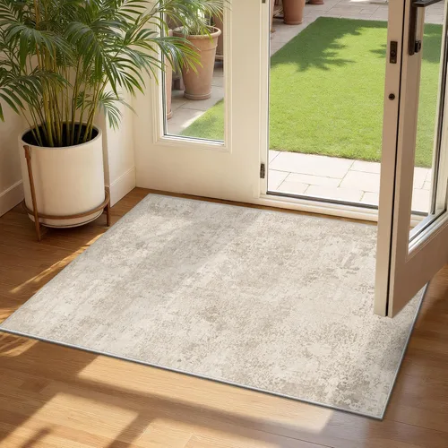 Vista 25 de Art&Tuft Alfombra Lavable, Alfombras de Área Abstractas con Respaldo Antideslizante, Alfombras Resistente a Manchas para Sala de Estar, Alfombra