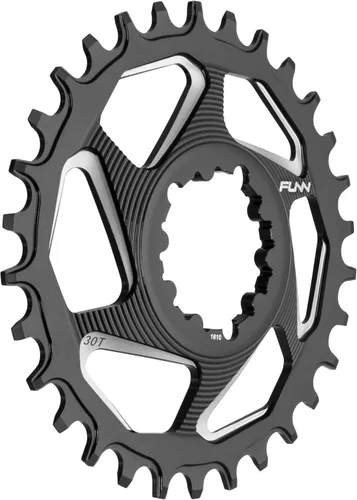 Vista 8 de Funn Solo DX - Plato ancho estrecho para cadena de 9, 10, 11, 12 velocidades, compatible con bielas de interfaz de montaje directo SRAM