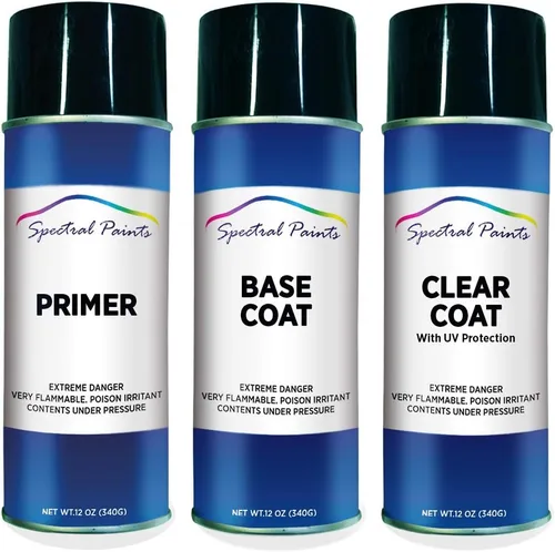 Vista 4 de Spectral Paints Compatible/Replacement for Ford 5FMA Amarillo Amanecer - Aerosol Primer & Touch-Up Spray Paint